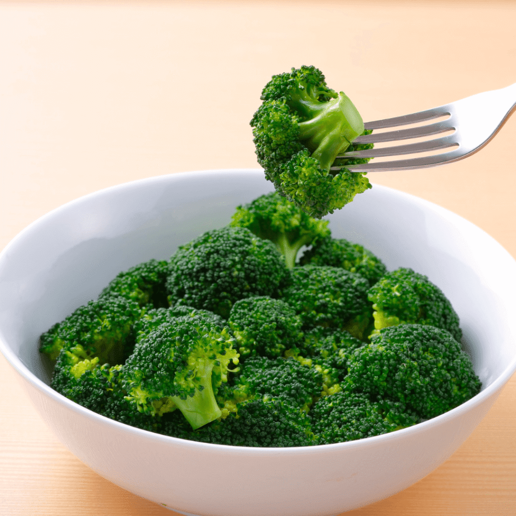 broccoli supports immunity: Close-up of broccoli sprouts, rich in sulforaphane for immune support.